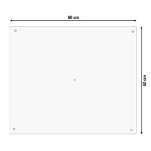 Herdabdeckplatte Plattenspieler Glas - 52 x 1 x 60 cm