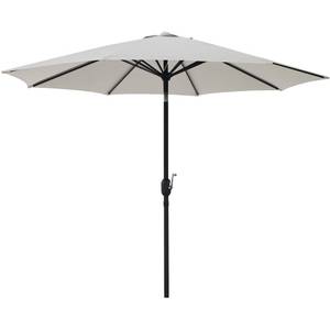 Parasol droit rond Eko 2.5 m Métal - 250 x 210 x 250 cm