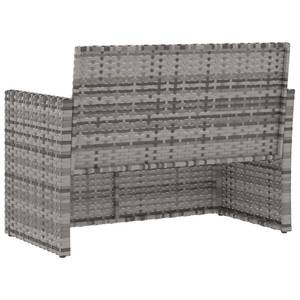 Gartenbank 3029480-1 Grau - Metall - Polyrattan - 105 x 75 x 56 cm