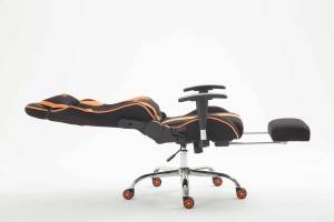 Chaise de bureau Limit Noir - Orange