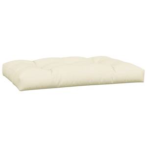 Coussin de palette (lot de 2) 3005164-5 Blanc - Textile - 80 x 12 x 120 cm