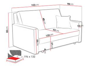 Schlafsofa Viva Bis Premium III Beige