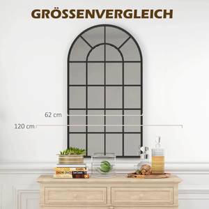 Wandspiegel 830-784V80BK Braun - Glas - 62 x 3 x 110 cm