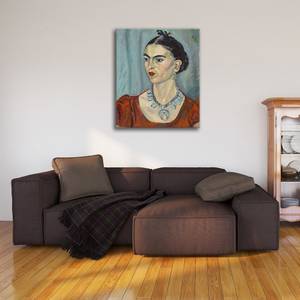 Leinwandbild Frida Kahlo Textil - 2 x 60 x 50 cm