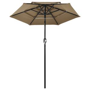 Parasol Gris - Textile - 200 x 228 x 200 cm