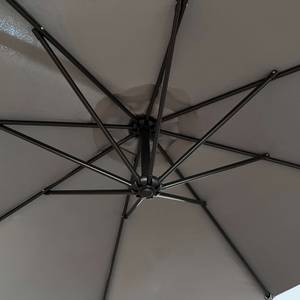 Parasol de jardin ASTER Noir - Gris