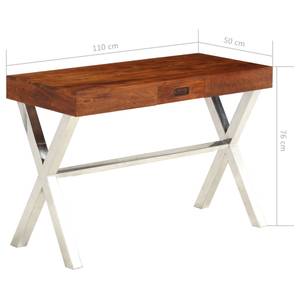 Schreibtische Braun - Massivholz - Holzart/Dekor - 110 x 76 x 110 cm