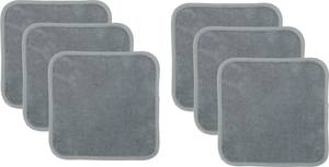 Abschminktuch 6er-Pack 159223 Grau