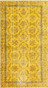 Tapis Ultra Vintage DCCCLXXXV Jaune - Textile - 145 x 1 x 264 cm