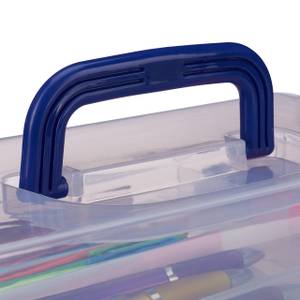 10 x Transparente Plastikbox blau Blau - Durchscheinend