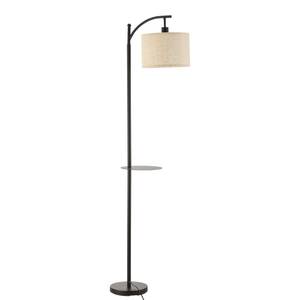 Lampadaire Sunderland Beige - Textile - 41 x 180 x 28 cm