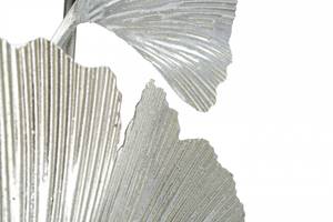 Wanddekoration Silber - Metall - 7 x 124 x 90 cm