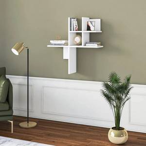 Wandregal Balance, Brick Accent Shelf Weiß