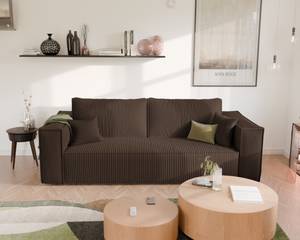 Sofa Bali Braun - Holzwerkstoff - 255 x 59 x 105 cm