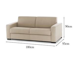 2-Sitzer festes Sofa  Giuseppina Beige