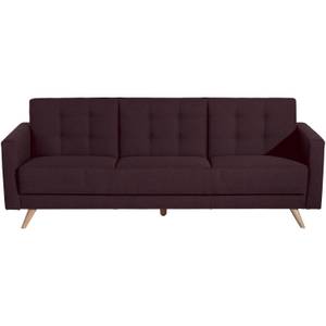 Julian Sofa 3-Sitzer mit Bettfunktion Bordeaux