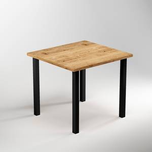Quadratische Beine für Tisch, 50x50mm Schwarz - Metall - 22 x 7 x 74 cm