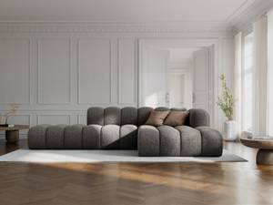 modulares Ecksofa LUPINE 5 Sitzplätze Grau