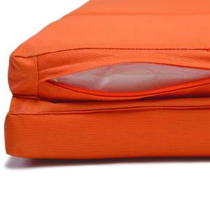 Auflage Sonnenliege Kopfkissen orange Orange - Textil - 1 x 1 x 0 cm