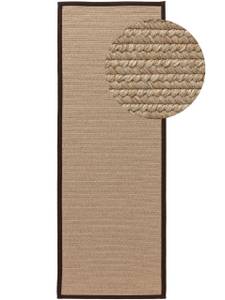 Tapis d'extérieur & intérieur Nandi Beige - 70 x 200 cm