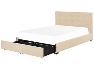 Doppelbett ROCHELLE Beige - 193 x 109 x 213 cm