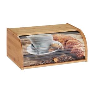 Boîte à pain en bambou Marron - Bambou - Bois manufacturé - 40 x 17 x 27 cm
