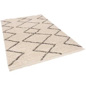 Langflor ShaggyTeppich Casablanca Rauten Beige - Textil - 160 x 4 x 230 cm