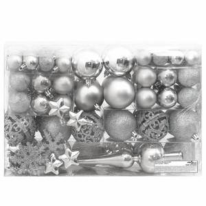 Weihnachtskugel Set (111-teilig) 3030307 Silber