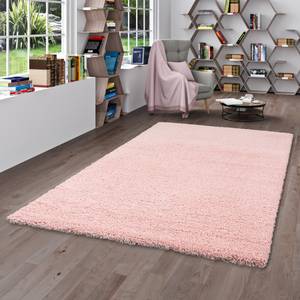 Hochflor Langflor Shaggy Teppich Luxury Rosé - 160 x 230 cm