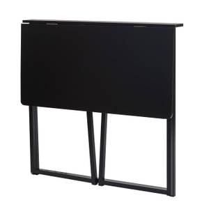Schreibtisch K67 faltbar Schwarz - Holzwerkstoff - 80 x 76 x 45 cm
