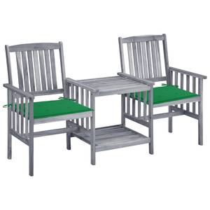 Bistro Set K191 Grau - Massivholz