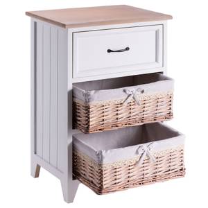 Nachttisch PROVENCE Braun - Massivholz - Holzart/Dekor - 42 x 63 x 31 cm