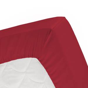 Damai Spannbettlaken (bis zu 25cm) - Rot - Textil - 27 x 6 x 37 cm