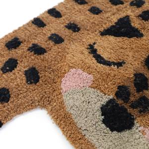 Kinderteppich LITTLE CHEETAH Schwarz - Braun - Naturfaser - Textil - 65 x 1 x 125 cm