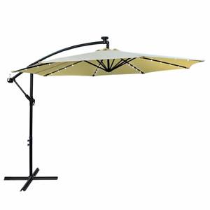 Parasol de Jardin MILIN Beige - Noir