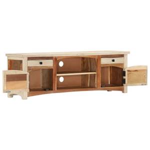 Meuble tv 282729 Marron - Bois manufacturé - Bois massif - Bois/Imitation - 120 x 40 x 30 cm