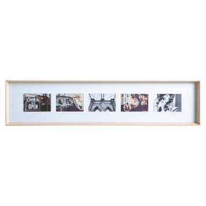 Bilderrahmen für 5 Fotos AXEL Beige - Holzwerkstoff - 97 x 22 x 5 cm