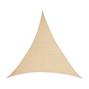 Voile d'ombrage triangle PES sable 400 x 315 cm