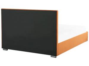 Lit double ROUEN Orange - Largeur : 168 cm