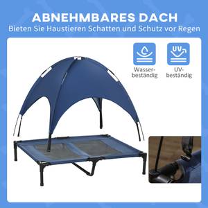 Hundebett D04-059V00DB Blau - 76 x 90 x 92 cm