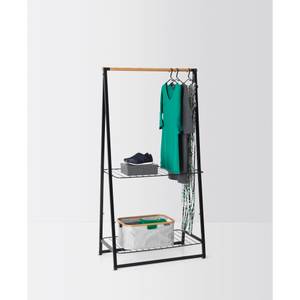 Linn Clothes Rack Schwarz - Metall - 100 x 190 x 57 cm