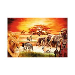 Puzzle Savannah 3000 Teile Papier - 31 x 6 x 44 cm