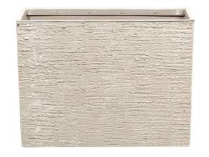 Outdoor Blumentopf EDESSA Beige - Creme - 25 x 45 x 60 cm