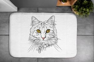 Badteppich Katze Tiere 90 x 60 x 90 cm