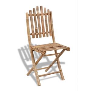 Ensemble de mobilier de jardin Marron - Bois massif - 80 x 70 x 80 cm