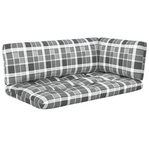 Palettensofa 3016503-3 (2-teilig) Aschgrau - Pinie Honig Dekor