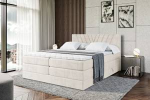 Boxspringbett ERNINA KING Beige - Breite: 200 cm