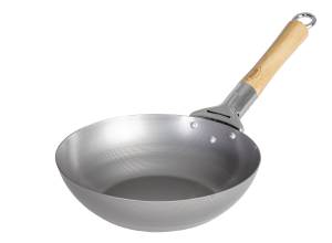 Wok-Pfanne Voccelli Silber - Naturfaser - 2 x 15 x 25 cm