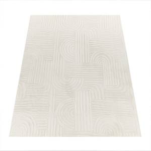 Kurzflorteppich Lelystad 527 Creme - 120 x 160 cm