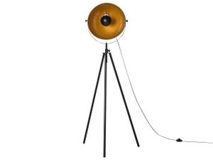 Grande lampe THAMES Noir - Doré - 60 x 170 x 60 cm